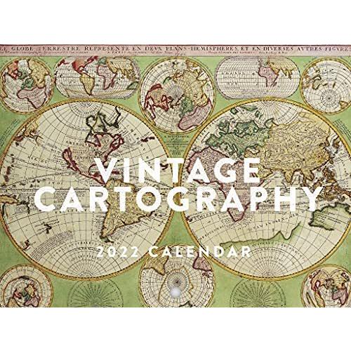 日本オーダー ヴィンテージカートグラフィー 22年 壁掛けカレンダー アトラス装飾 世界歴史 ビンテージマップ カレンダー 大型 18ヶ月カレンダー マンスリー 直販超特価 Technoelmer Com Np