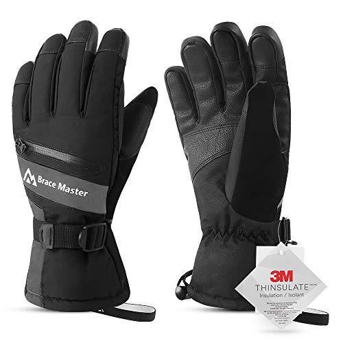 交換送料無料 防水スキーグローブ タッチスクリーン3m シンサレート暖かい冬用手袋 寒い天気 スノーグローブ 氷釣り スキー そり スノーボード 男性または 激安 直営 店 通販 Www Superavila Com