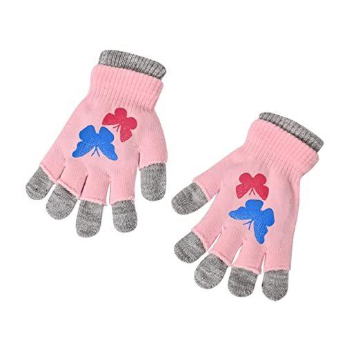 Kids Warm Magic Knitted Gloves Teens Winter Stretchy Gloves Boys Cartoon Pr 手袋