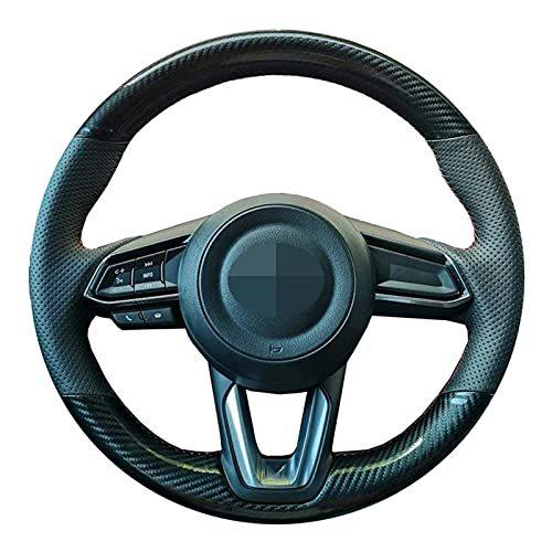 黒の手縫い滑り止め快適な革の車のハンドルカバー マツダcx 3 Cx3 Cx 5 Cx5 1718マツダ6cx 9に適合 車椅子カバー タイヤカバー Godscountryoutfitters Com