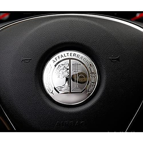 MAXDOOL ステアリングホイール メタルアクセサリー インテリアデカール トリムカバー エンブレムステッカー メルセデスベンツ AMG Color: Small/52mm｜rgb-store｜05