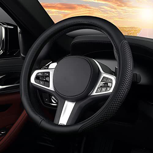 最大12 Offクーポン 海外のより良い商品をお取り寄せ致します ステアリングホイールカバー ユニバーサル15インチ車ハンドルにフィット 快適なグリップ プレミアムレザー 滑り止めデザイン メンズ レディース 取り付 車椅子 Rockmusikverein De