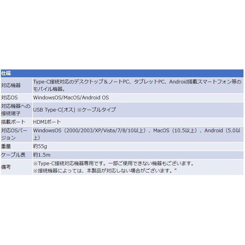 未使用outlet Type C To Hdmi 変換ケーブル Surface Mac 映像 音声出力 ケーブル Imd Ulc365 Imd Ulc365 Rguild Yahoo 店 通販 Yahoo ショッピング