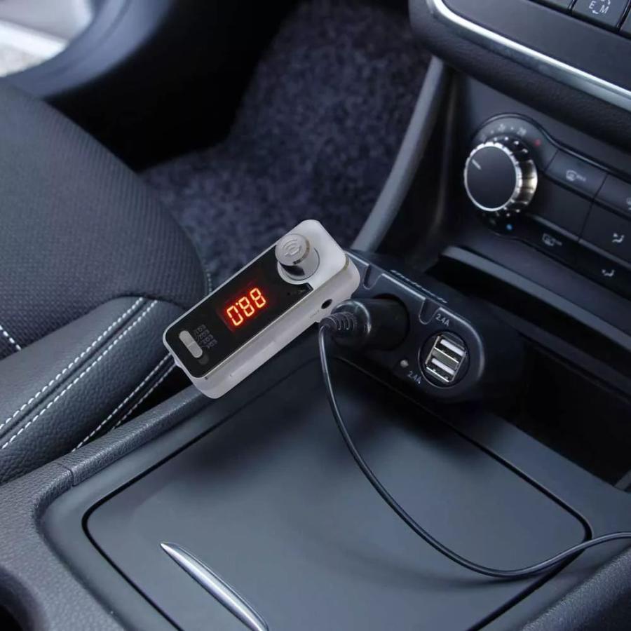 Iphoneやスマートフォンの音楽を車内でワイヤレス再生bluetooth Fmトランスミッター Owl Btfmu331 未使用アウトレット 最安値 環境配慮型パッケージ