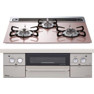パロマ PD-863WS-60GP-LP シルキーピンク FACEIS ビルトインガスコンロ 