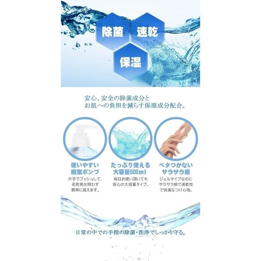 即日発送 TOAMIT ハンドジェルTMN アルコール洗浄タイプ 大容量500ml