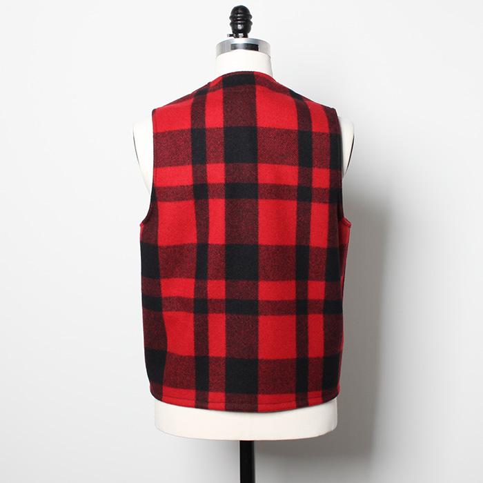 フィルソン FILSON マッキーノベスト ウール アメリカ製 レッド 40 FILSON』 （フィルソン） マッキーノクルーザー ウールベスト アメリカ