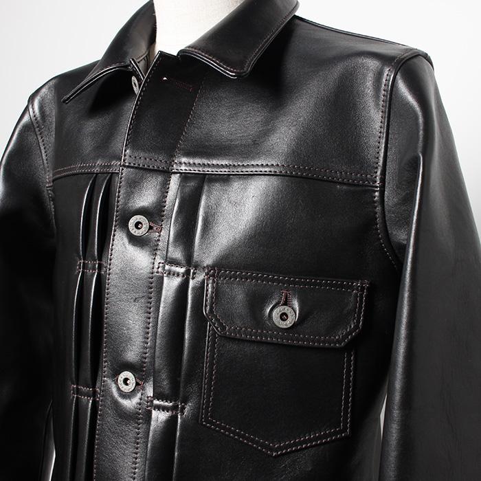 Y'2 LEATHER ワイツーレザー ECO HORSE TYPE I JEAN JACKET EB-140