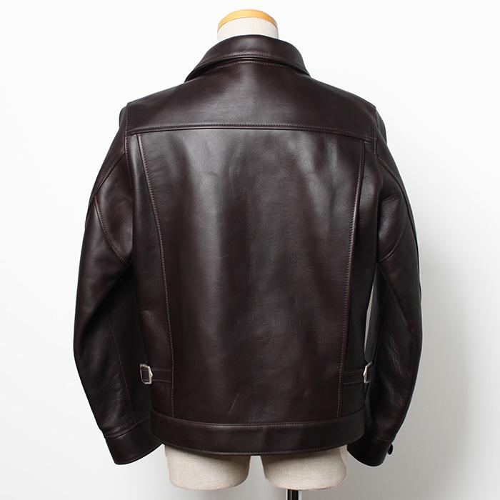 Y'2 LEATHER ワイツーレザー ECO HORSE TEA-CORE '30s TYPE I LEATHER JACKET EB-160 茶下地の画像