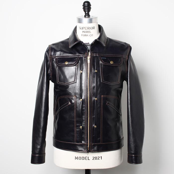 Y'2 LEATHER ワイツーレザー INDIGO HORSE Model 60'S DENIM ZIP