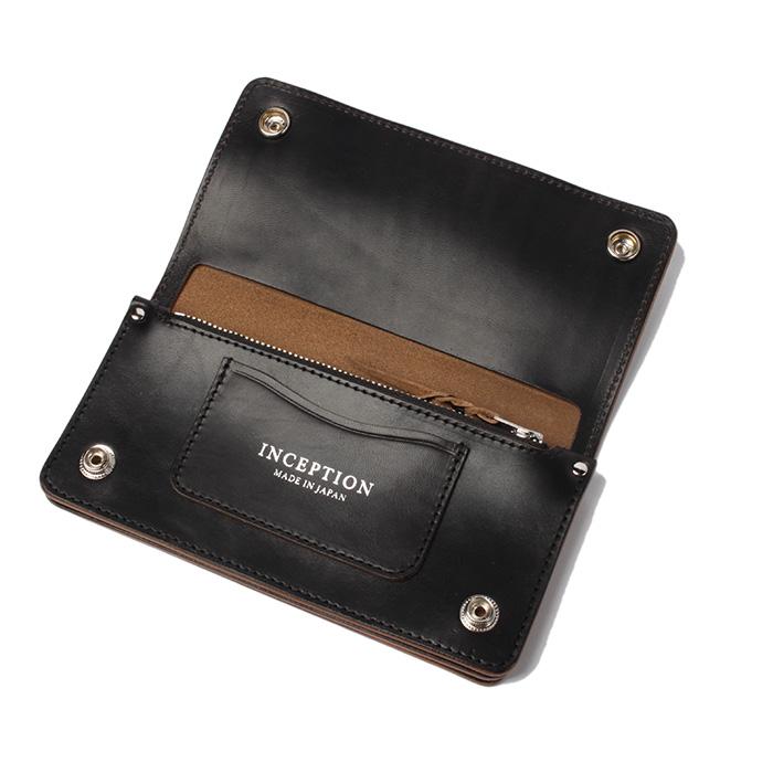 INCEPTION インセプション HORSE BUTT LEATHER TRUCKER WALLET(LONG