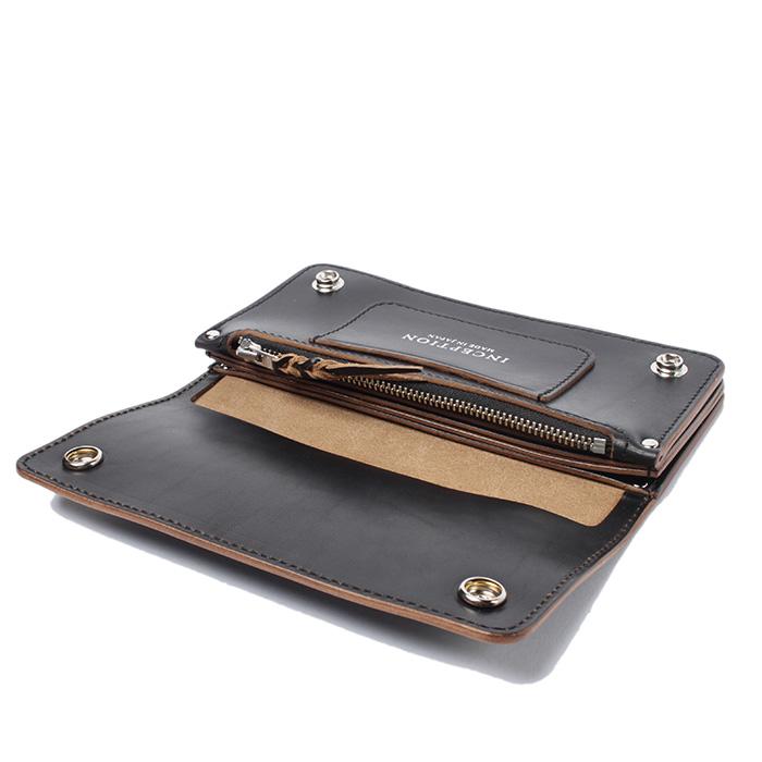 INCEPTION インセプション HORSE BUTT LEATHER TRUCKER WALLET(LONG) Silver Concho Custom シルバーコンチョカスタムの画像