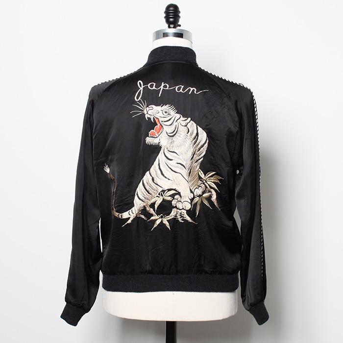 KOSHO & CO. 港商 Special Edition / Late 1940s Style Acetate Souvenir Jacket “WHITE TIGER × JAPAN MAP” テーラー東洋の画像