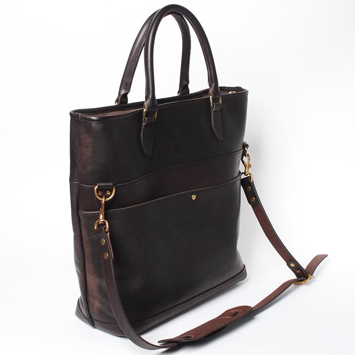 VASCO ヴァスコ VS-244LS LEATHER NELSON 2WAY BAG BLACK レザー ネルソン 2ウェイ バッグ ブラックの画像
