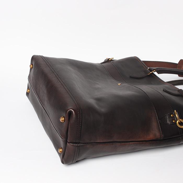 VASCO ヴァスコ VS-244LS LEATHER NELSON 2WAY BAG BLACK レザー ネルソン 2ウェイ バッグ ブラックの画像
