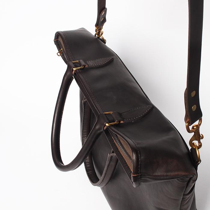 VASCO ヴァスコ VS-244LS LEATHER NELSON 2WAY BAG BLACK レザー ネルソン 2ウェイ バッグ ブラックの画像