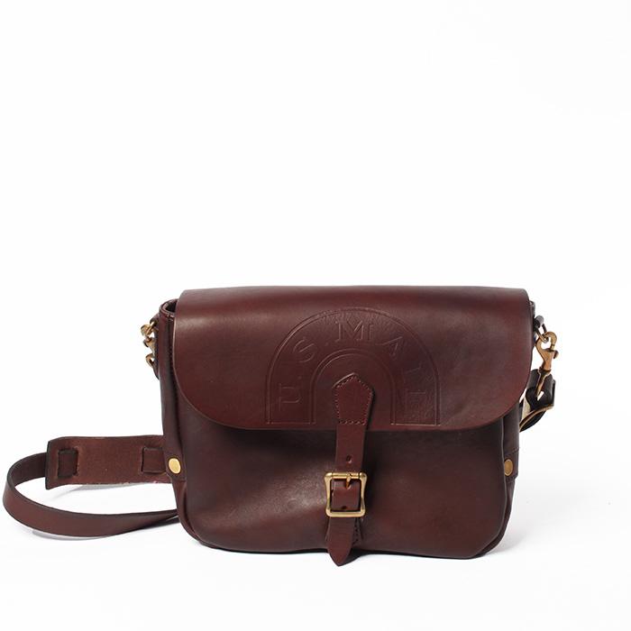 vasco（ヴァスコ） LEATHER POSTMAN MINI SHOULDER BAG (TYPE-2) BROWN 