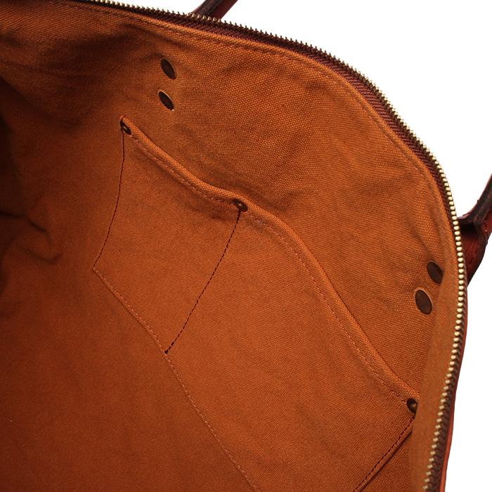 ヴァスコ レザー トラベル ボストンバッグ キャメル AMCロゴ VASCO