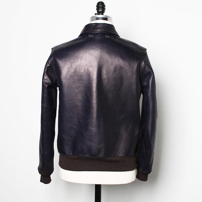 Y'2 LEATHER ワイツーレザー INDIGO HORSE Type A-2 インディゴホース