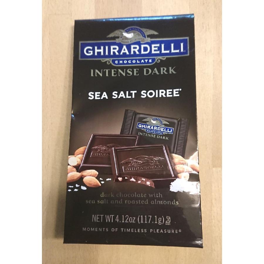新入荷！【GHIRARDELLI ギラデリ チョコレート】Sea Salt Soireeインテンスダークチョコレート シーソルト