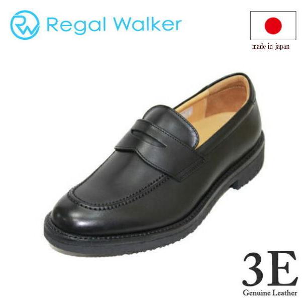 未使用級【リーガルウォーカー】ローファー146W♡ブラック軽量 24EEE REGAL（リーガル） 爆買 リーガルウォーカー メンズ ローファー 146W