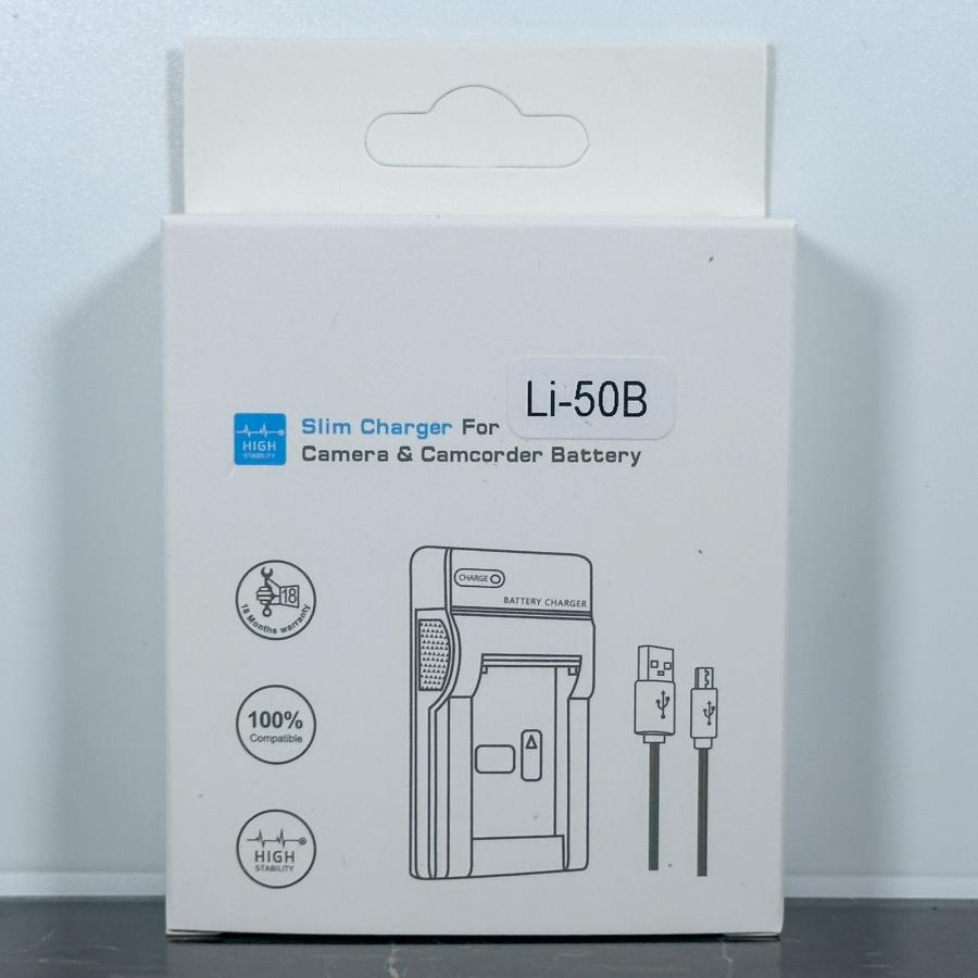 RICOH リコー DB-80 DB-100 BJ-11 用 互換充電器 USB-Cケーブル付き
