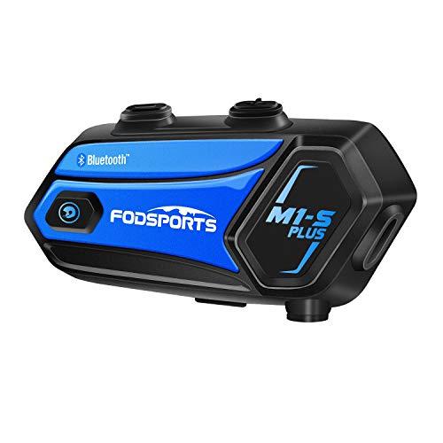 FODSPORTS バイク インカム M1-S Plus インカム 最大6人同時通話 使用