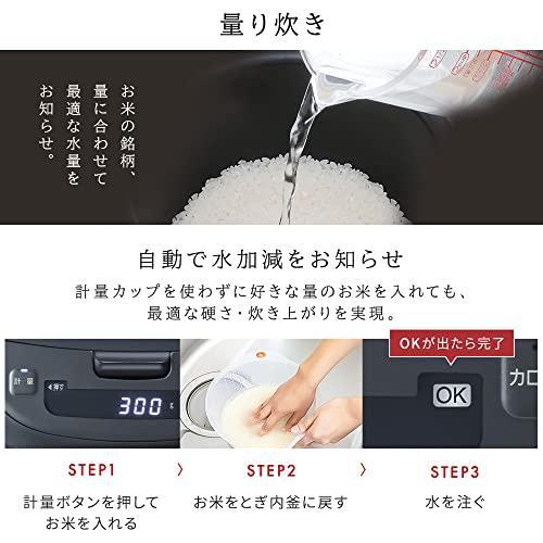 アイリスオーヤマ IHジャー炊飯器 5.5合 RC-ICA50-H グレー 5合 RC ICA50 グレー 1：0