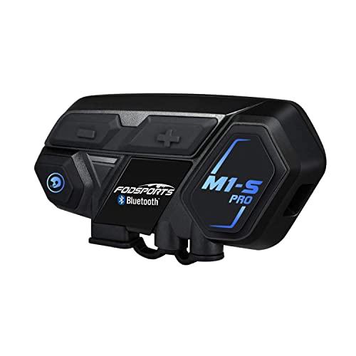 FODSPORTS バイク インカム M1-S Pro インカム 最大8人同時通話 連続
