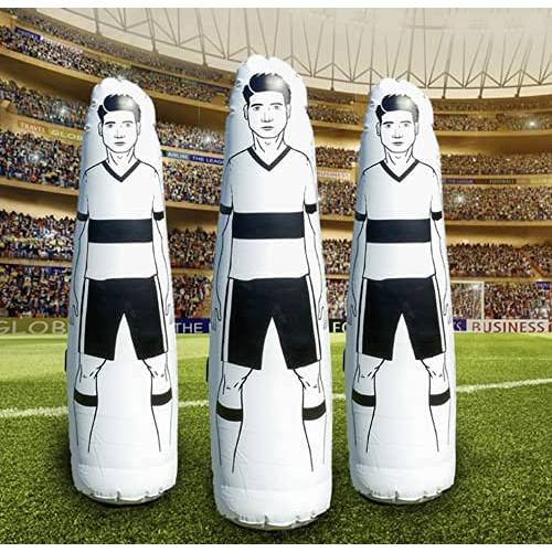【LifeRed】 サッカー ダミー 人形 フリーキック練習 (フットサル コーナーキック ドリブル パス トレーニング 練習 練習用具 自主練 コーナーキック 3個セット 学校