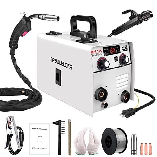 EASYWELDER 溶接機、MIG/MMA 2 in 1 溶接機 半自動、最大電流130A