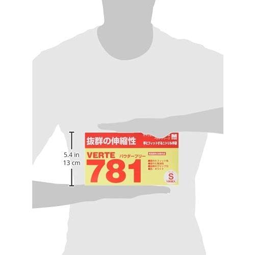ミドリ安全 極薄 滑り止め 使い捨て ニトリル手袋 ベルテ781N 粉なし
