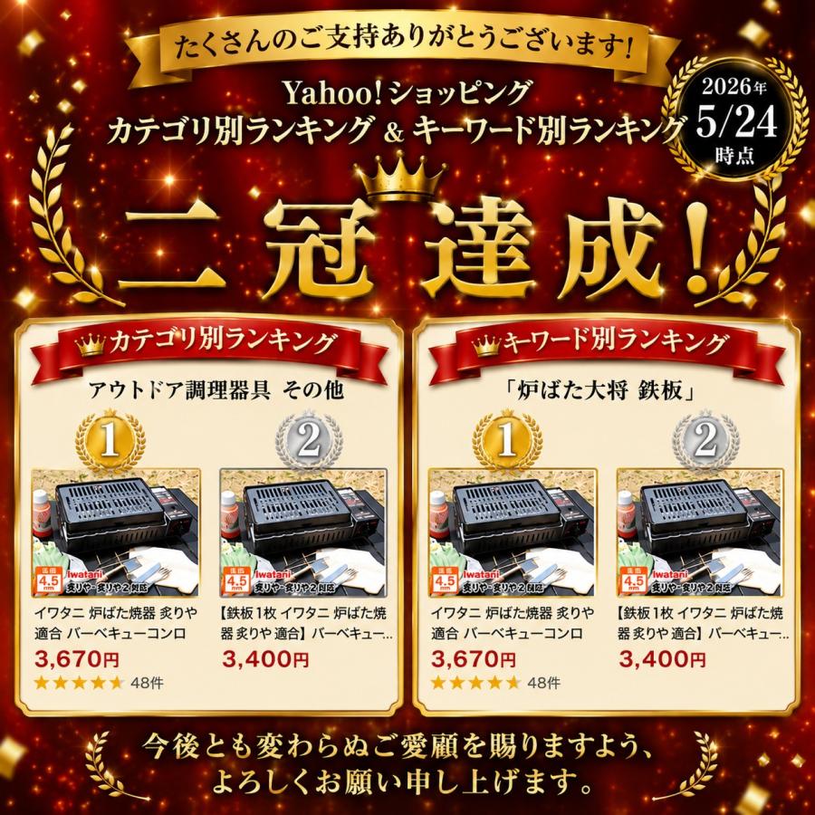 コールマン 413Hパワーハウス ツーバーナー 対応 鉄板 バーベキュー