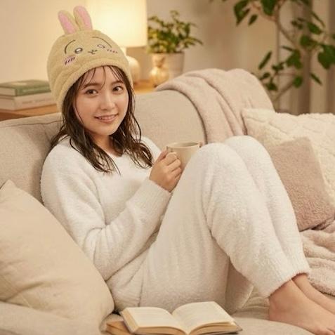 ちいかわ ヘアドライキャップ 吸水 速乾 ふわもこ タオルキャップ 粧美