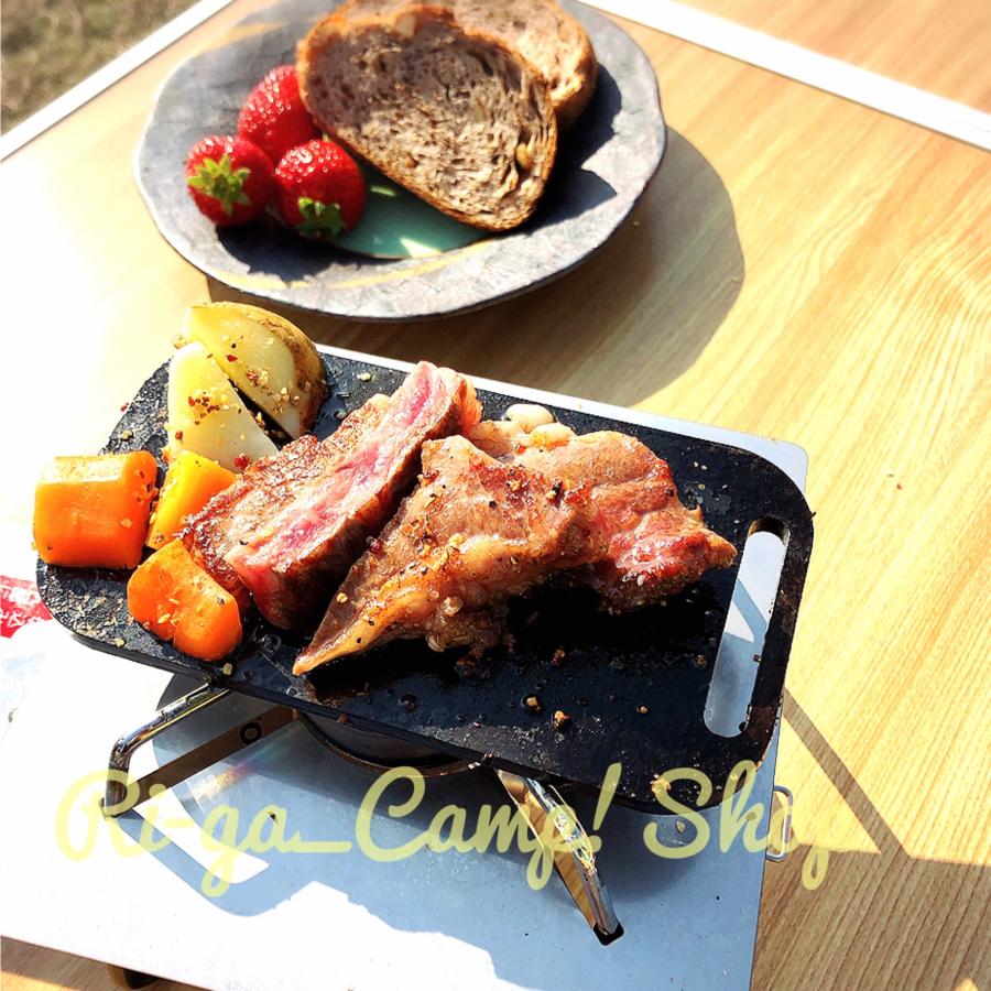 ヘラ付き 6mm コールマン クールステージ 鉄板 バーベキュー キャンプ