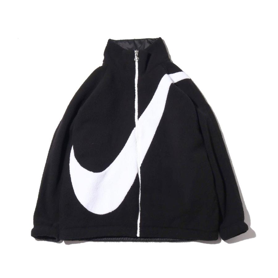 NIKE ジャケット NIKE 日本未発売 NSW BIG SWOOSH FUR JACKET BLACK ナイキ