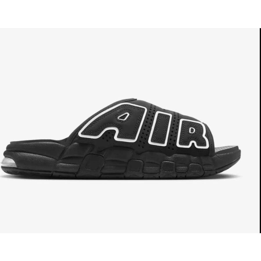 27cm モアテンスライド　モアテンサンダル　DV2132-001 楽天市場】NIKE AIR MORE UPTEMPO SLIDE black/white-black