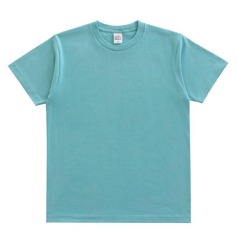 無地 半袖 高品質 Tシャツ ベビーブルー オシャレ ゆったり プルオーバーTシャツ 大きいサイズ カラフルTシャツ メンズ レディース ファッション｜ribaraifustore｜06