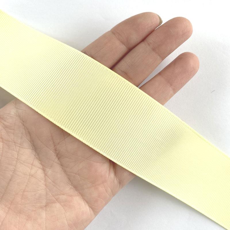 グログラン [1m計り売り]パステルカラーグログランリボン 38mm(無地