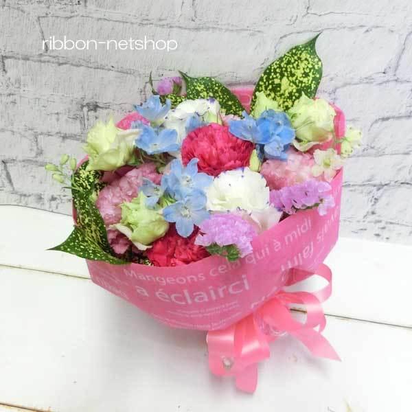 8月限定 送料無料 誕生日に贈る花束 トルコキキョウと季節のお花のブーケ Fl 8gt 1 Fl 8gt 1 リボンネットショップ 通販 Yahoo ショッピング