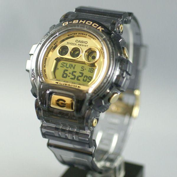 【送料無料】カシオ 【G-SHOCK】大型ケース グレースケルトン×ゴールド GD-X6900FB-8JF｜ribbon-netshop｜02