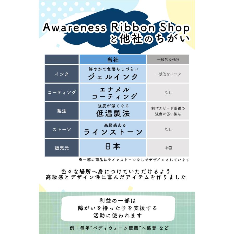 シルバーリボン うつ 統合失調症 精神疾患 ピンバッジ アウェアネスリボン SDGs ピンズ｜ribbon-shop｜08