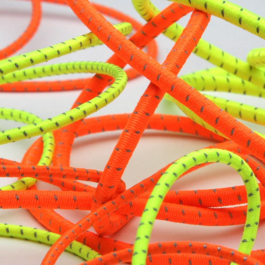 コード ひも 紐 手芸 ネオンカラー ストレッチコード 再帰反射