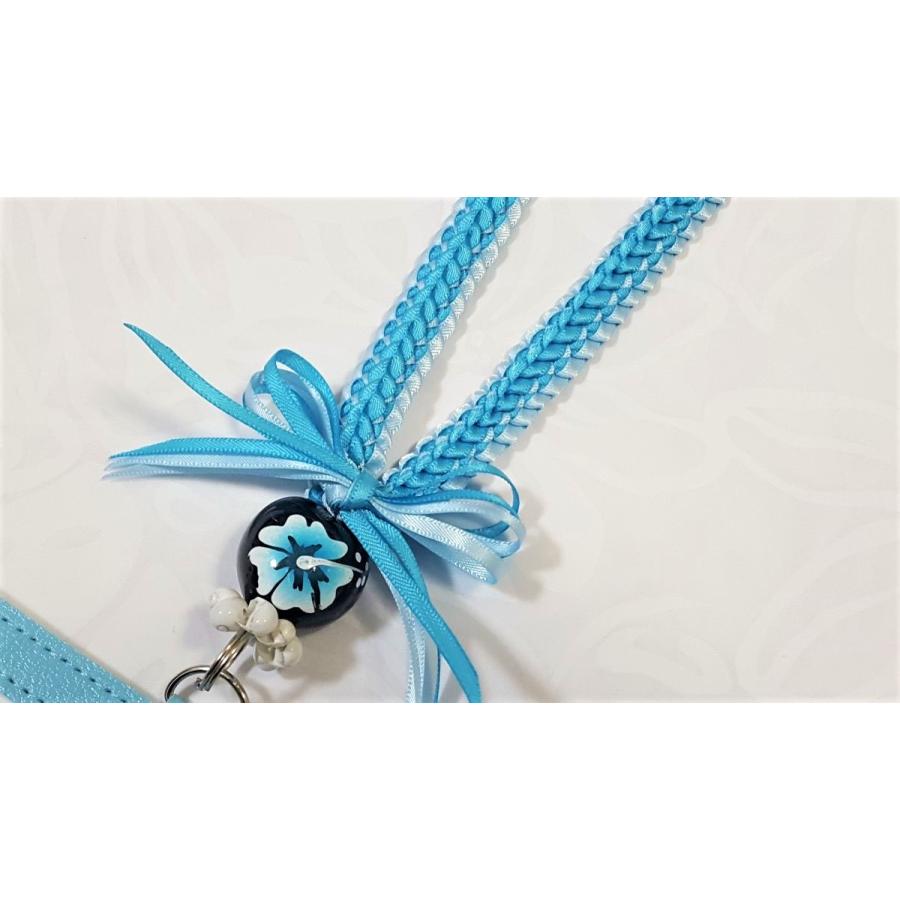 ハワイアンリボンレイ Double braid neck Strap【ダブルブレードネック