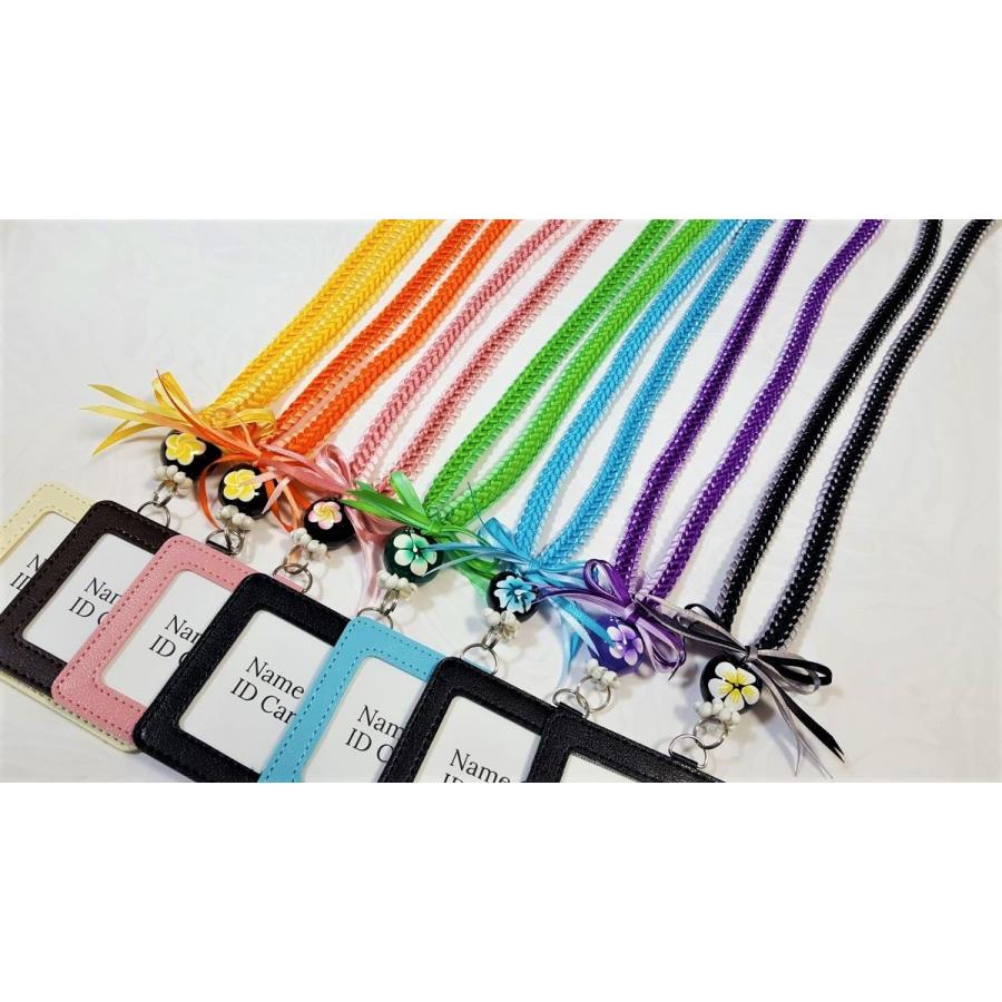 ハワイアンリボンレイ Double braid neck Strap【ダブルブレード