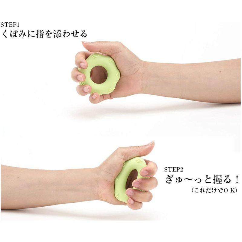 Lumiere Eternelle 6種類セット グリーン ハンドトレーニング リハビリ 指 指エクササイズ 握力 握力トレーニング 着後レビューで 握力トレーニング