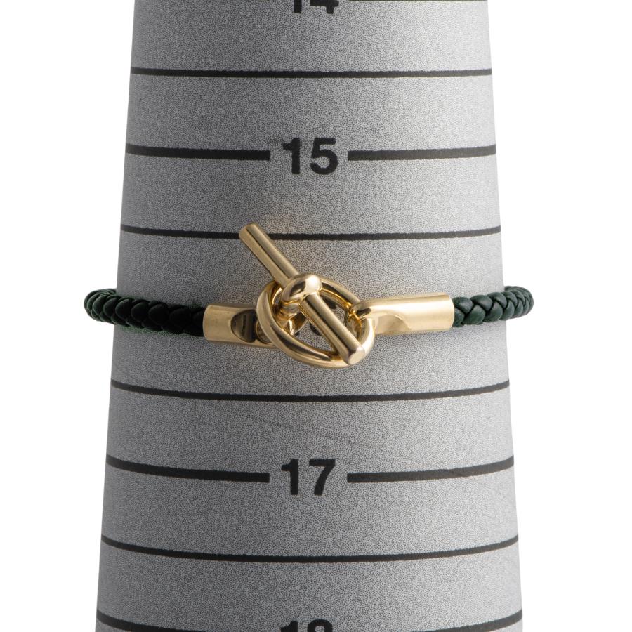 HERMES エルメス レザーブレスレット グレナン H071681F 6OT2