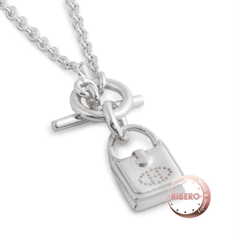 超大特価 Hermes エルメス エヴリン ペンダント ネックレス シルバー New限定品 Gestion Etechnologies Shop