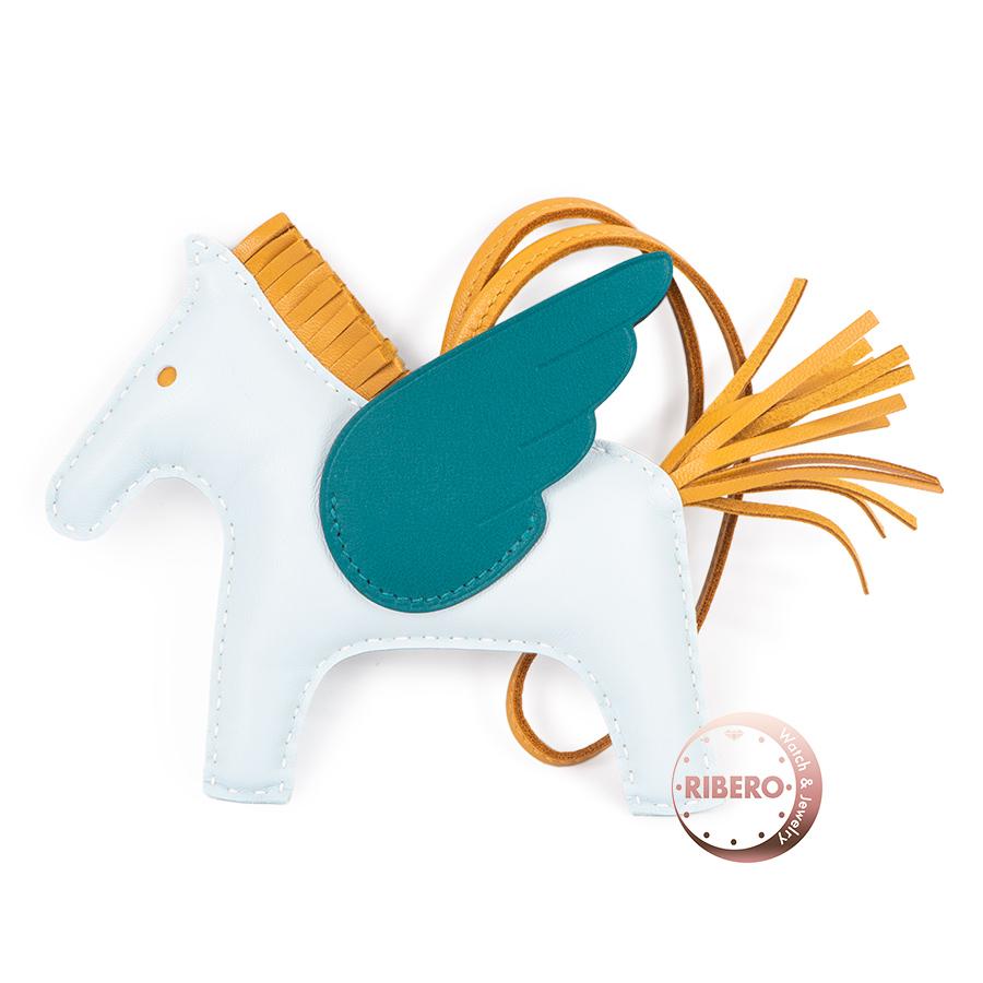 Hermes エルメス Rodeo Pegase Mm Charm ロデオ ペガサス チャーム ホース グリーン ホワイト Ribero 通販 Yahoo ショッピング