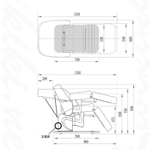 送料無料 フィフティ・ヴィジョナリー シャンプーイス No7878 BURLY バーリー ダークブラウン 美容室 理容室_10